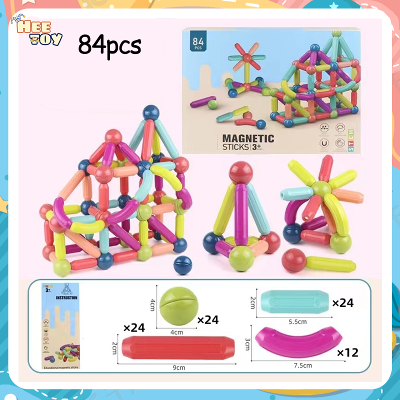 Magnetic Balls and Rods Set Educational Magnet Building Blocks
