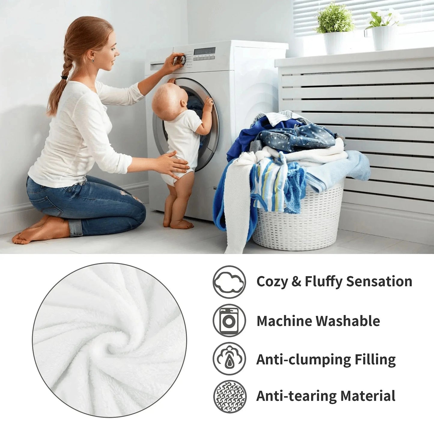 Ghostly Cozy Halloween Cartoon Blanket