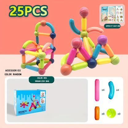 Magnetic Balls and Rods Set Educational Magnet Building Blocks