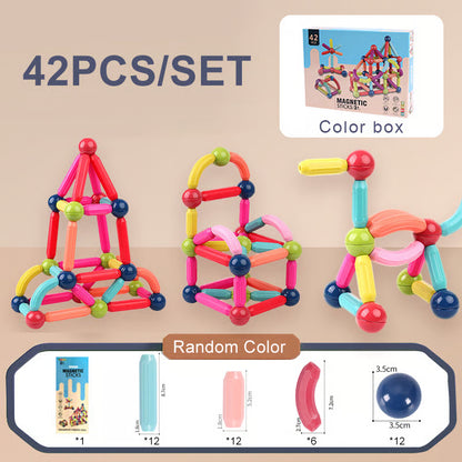 Magnetic Balls and Rods Set Educational Magnet Building Blocks