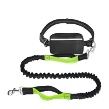 Hands-Free Dog Walking Leash with Zipper Pouch