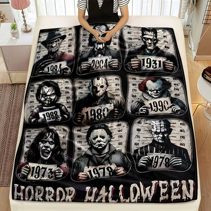 Cozy Horror Movie Blanket