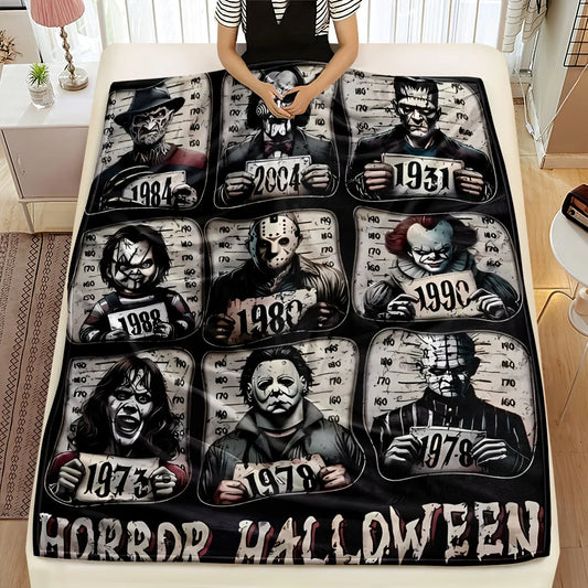 Cozy Horror Movie Blanket