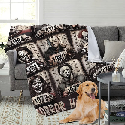 Cozy Horror Movie Blanket