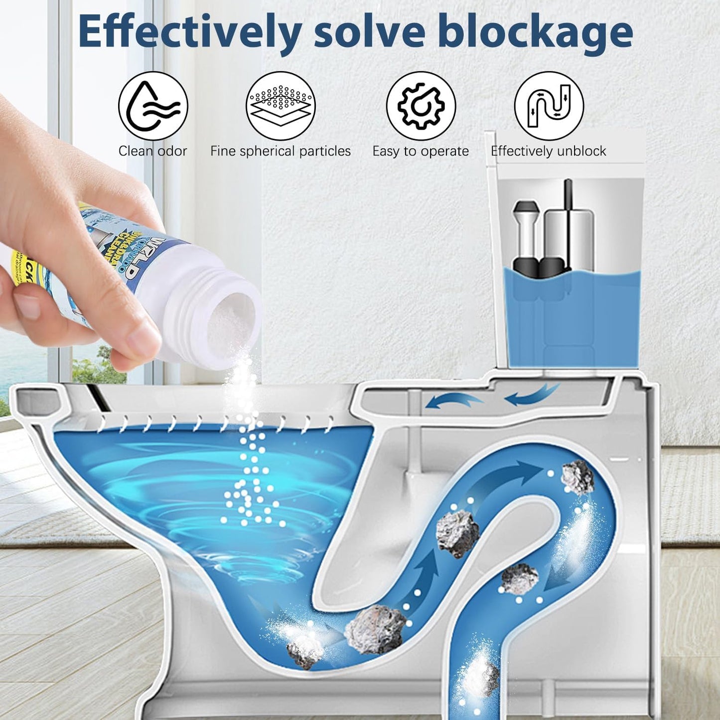Wild Tornado Magic Drain Cleaner Powder