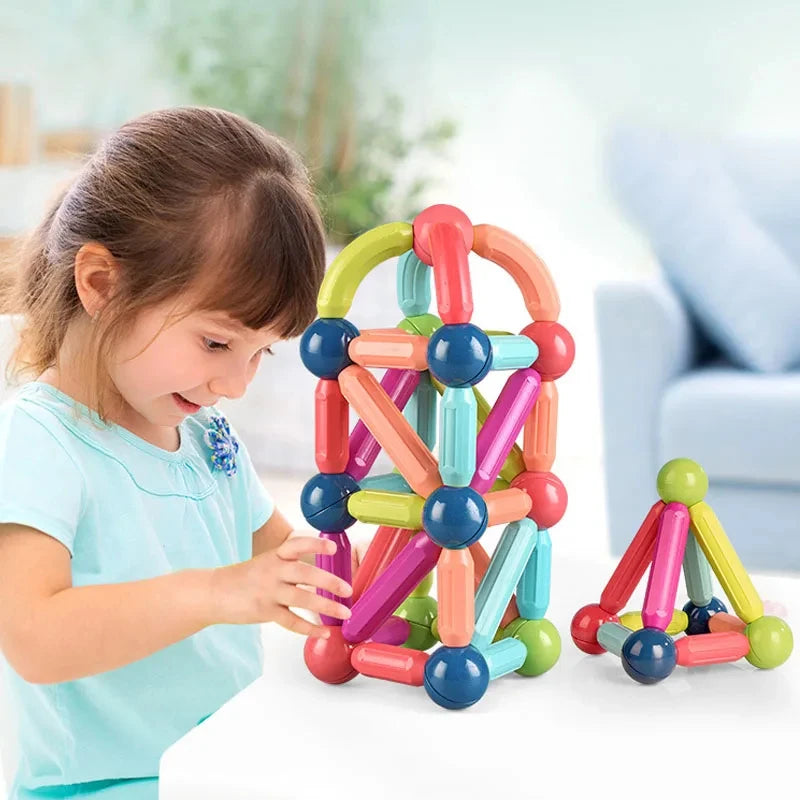 Magnetic Balls and Rods Set Educational Magnet Building Blocks