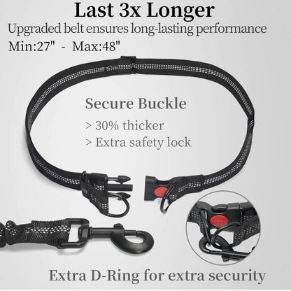 Hands-Free Dog Walking Leash with Zipper Pouch